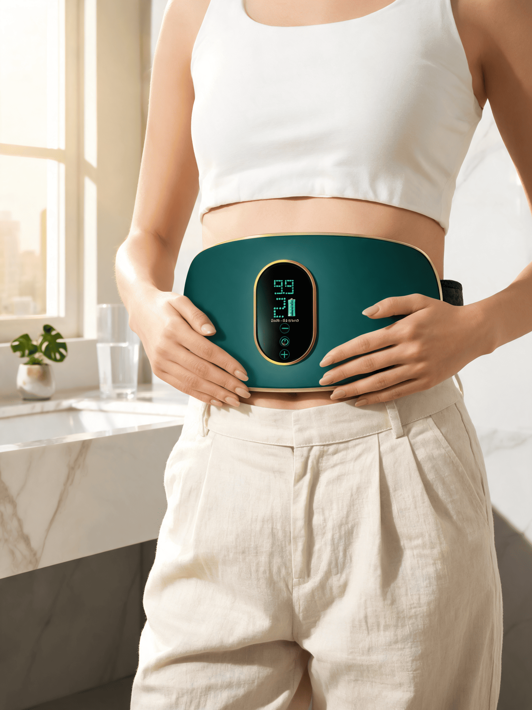 ORVELLA™ Body Ritual Belt — EMS Waist & Core Sculpting Device