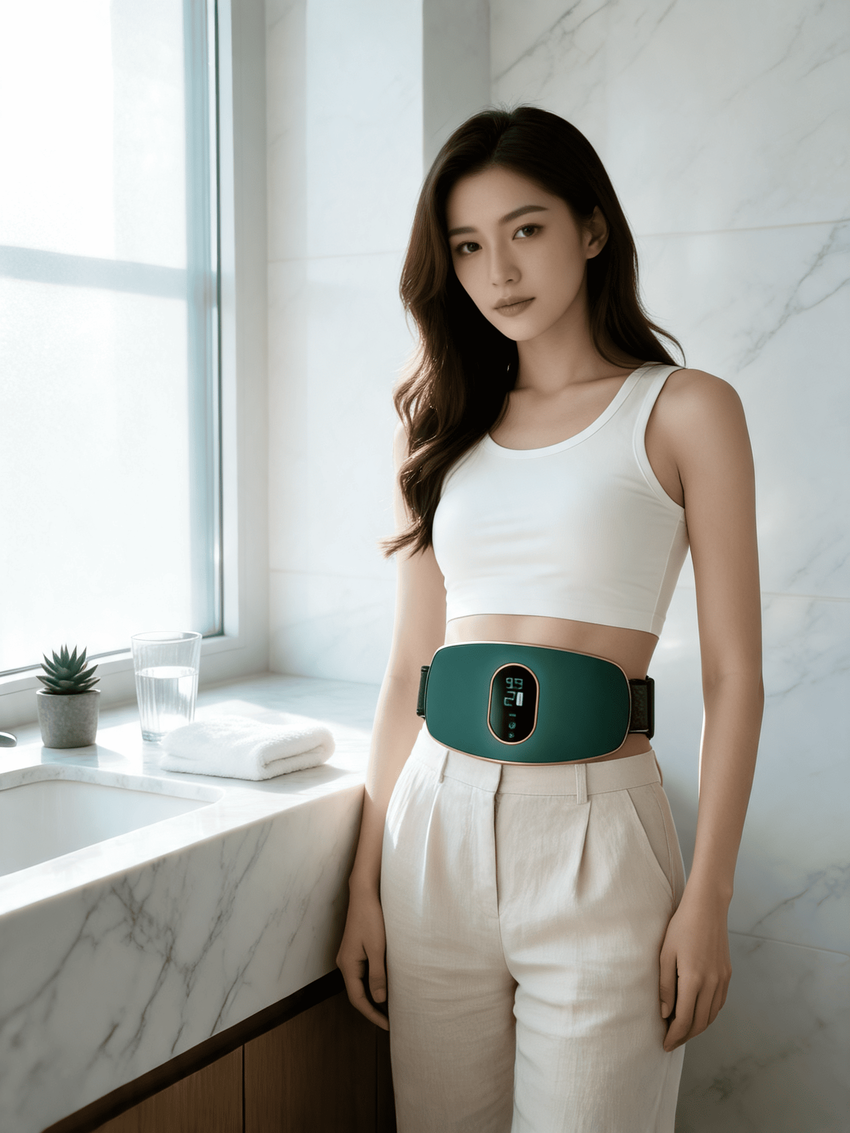 ORVELLA™ Body Ritual Belt — EMS Waist & Core Sculpting Device
